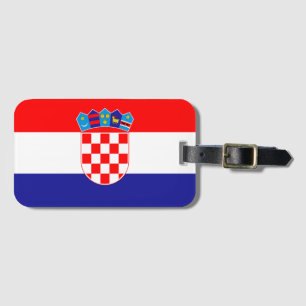 Croatian Flag Luggage Tag