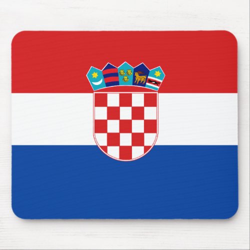 Croatian Flag Mouse Pad