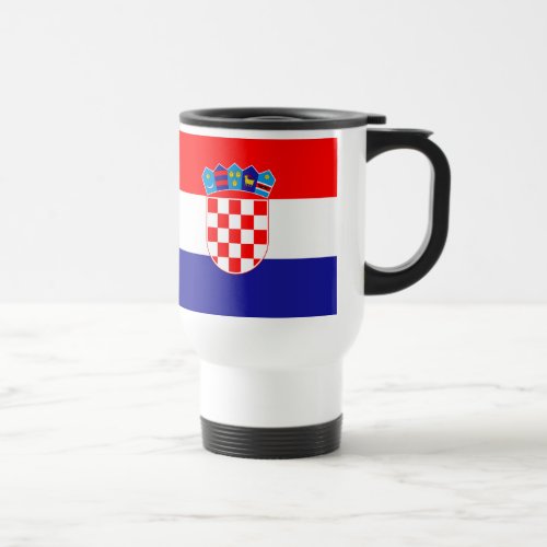Croatian flag mug