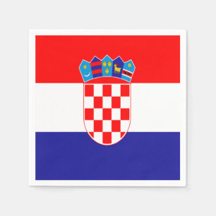 Croatian flag  napkins
