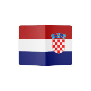 Croatian flag passport holder