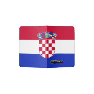Croatian Flag Passport Holder