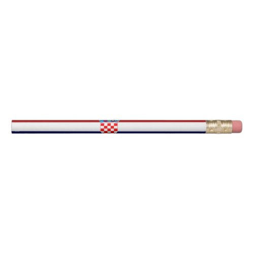 Croatian flag pencil