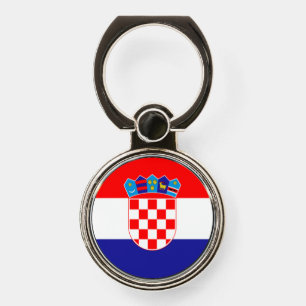 Croatian Flag Phone Ring Stand