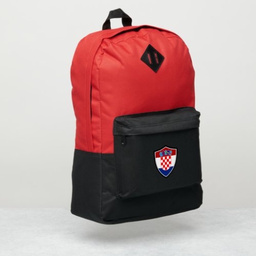 Croatian flag port authority backpack