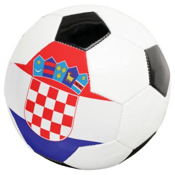 Croatian Flag Soccer Ball by pdphoto at Zazzle