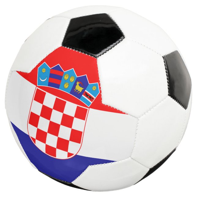 Croatian Flag soccer ball (Three Quarter)