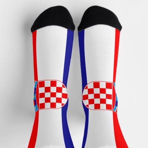 Croatian Flag Socks