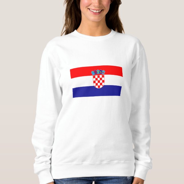Croatian Flag Sweatshirt (Front)
