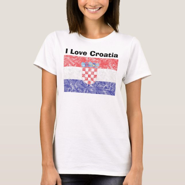 Croatian Flag T-Shirt (Front)