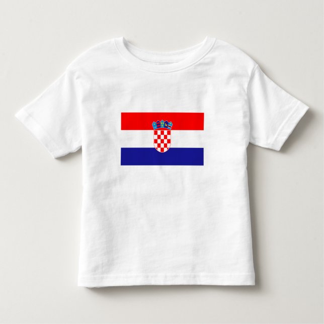 Croatian Flag Toddler T-shirt (Front)