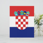 Croatian flag - Trobojnica (Standing Front)