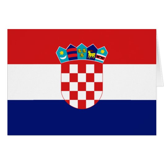 Croatian flag - Trobojnica Cards (Front Horizontal)