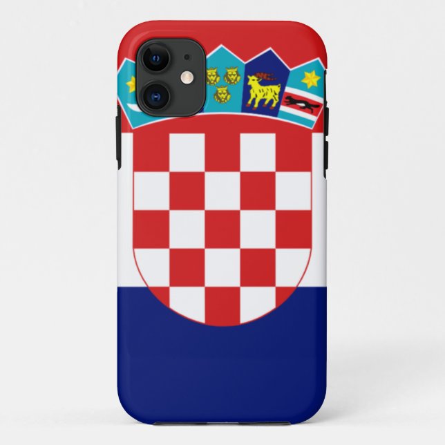 Croatian flag - Trobojnica Case-Mate iPhone Case (Back)