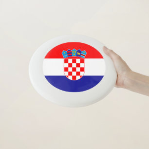 Croatian flag Wham-O frisbee