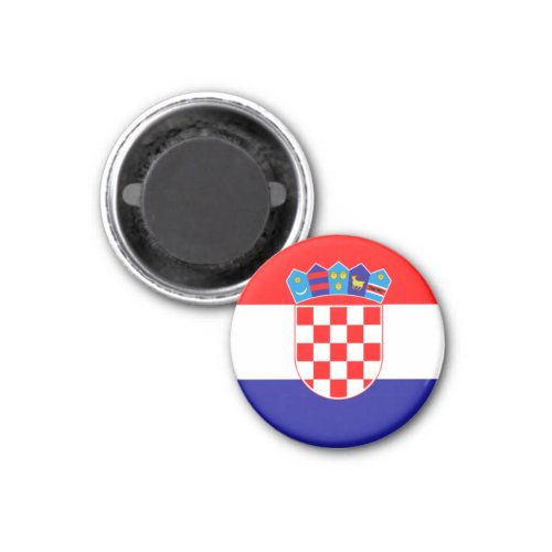 Croatian Flag With Coat of Arms Magnet