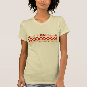 Croatian Folk Pattern Stylish Women’s T-Shirt