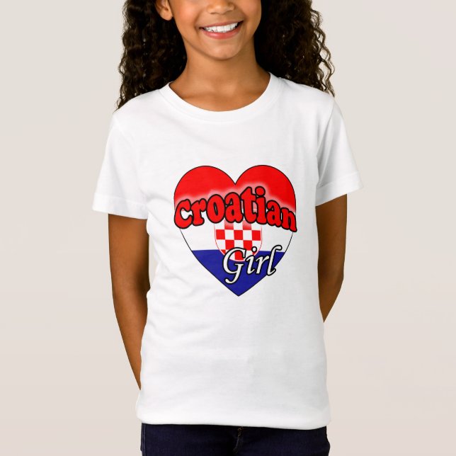 Croatian Girl T-Shirt (Front)