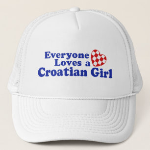 Croatian Girl Trucker Hat