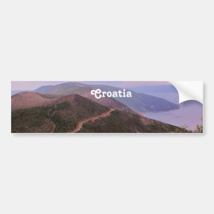 Croatian Landscape Bumper Sticker