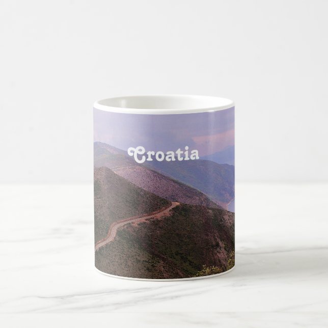 Croatian Landscape Coffee Mug (Center)
