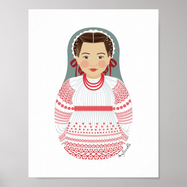 Croatian Matryoshka Poster (Front)