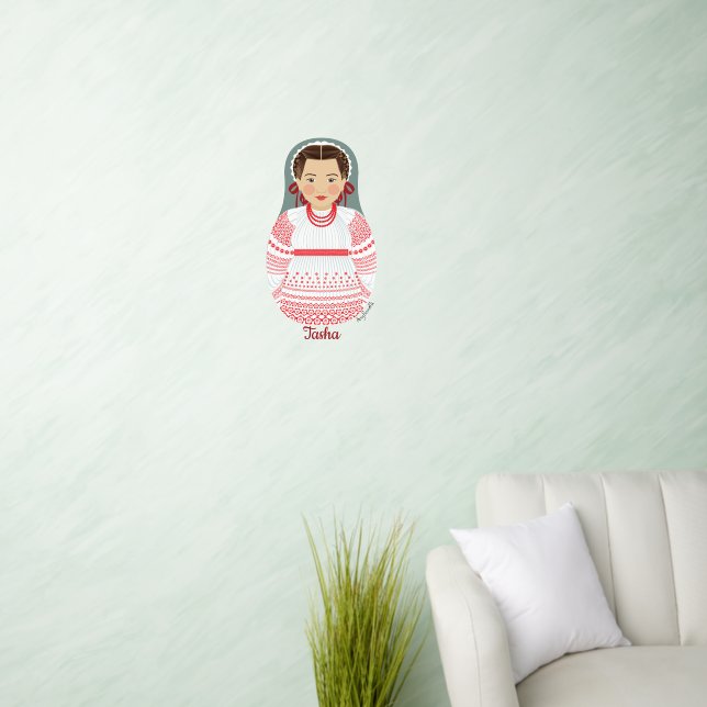 Croatian Matryoshka Wall Decal (Living Room)