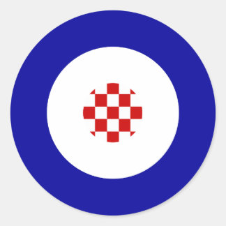Croatian Mod Round Sticker