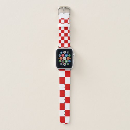 Croatian pattern coa of arms apple watch band
