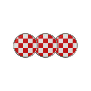 Croatian pattern coa of arms classic round sticker golf ball marker