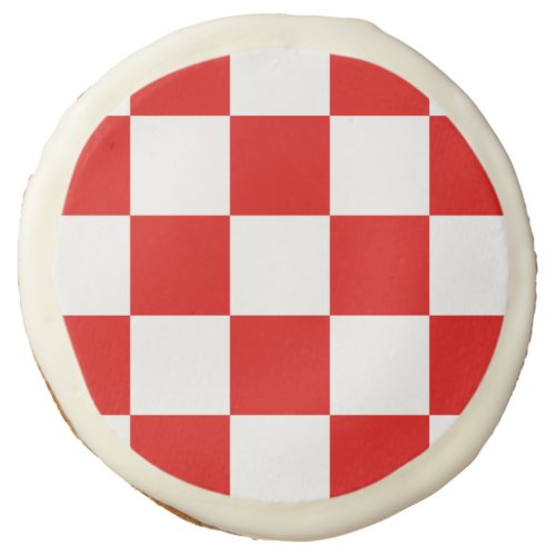 Croatian pattern coa of arms sugar cookie