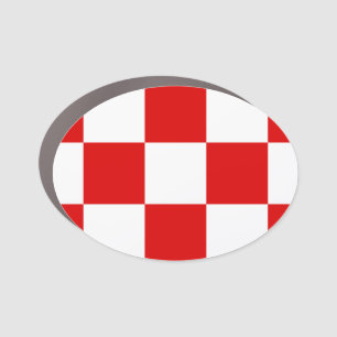 Croatian pattern coat of arms car magnet