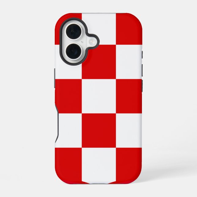 Croatian pattern coat of arms iphone case (Back)
