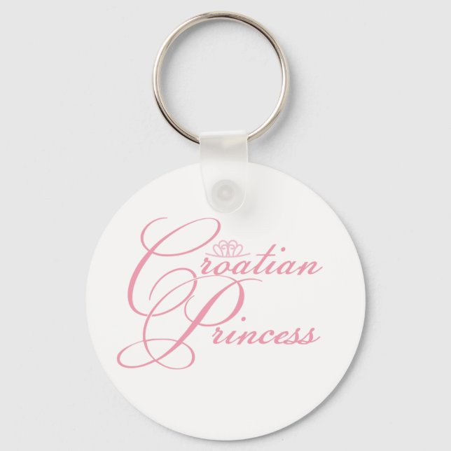 Croatian Princess Keychain (Front)