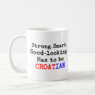 croatian strong coffee mug