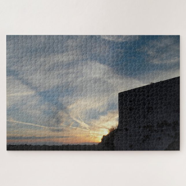 Croatian sunset jigsaw puzzle (Horizontal)