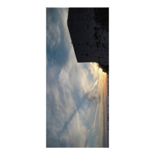 Croatian sunset rack card