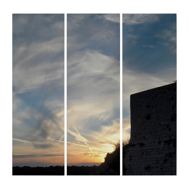 Croatian sunset triptych (Front)