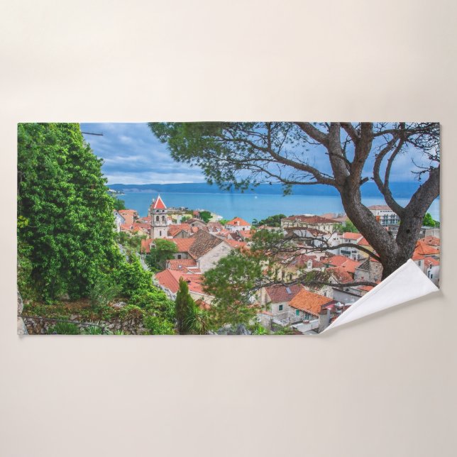 Croatian town Omis. Bath Towel Set (Bath Towel)