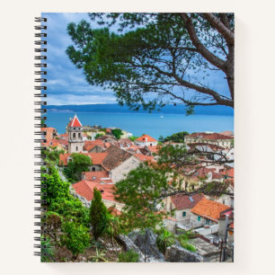 Croatian town Omis. Notebook