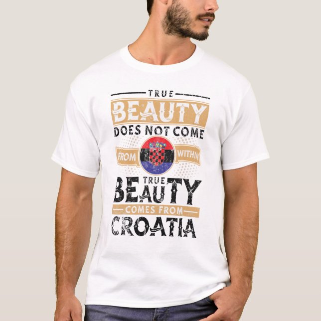 Croatian Women And Men T-Shirt (Front)