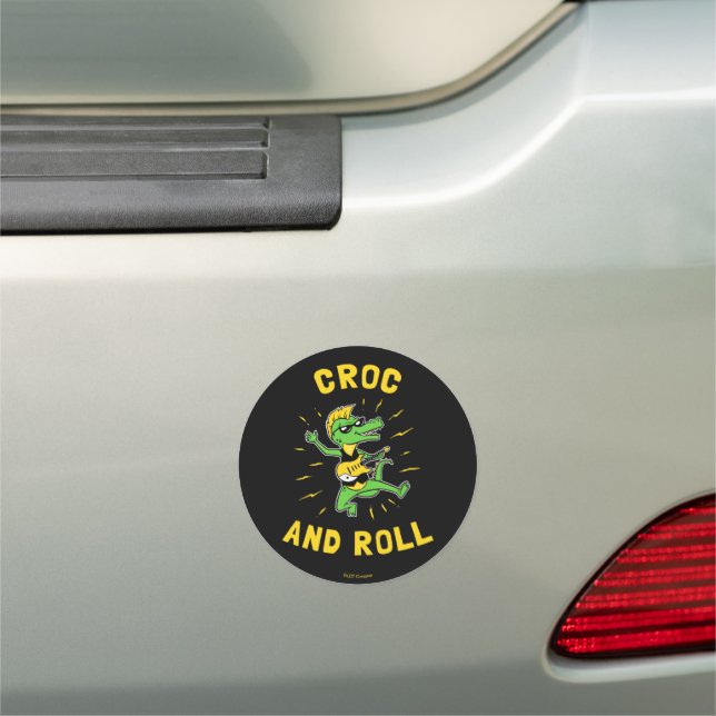 Croc And Roll Car Magnet (In Situ)
