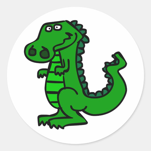 croc classic round sticker (Front)