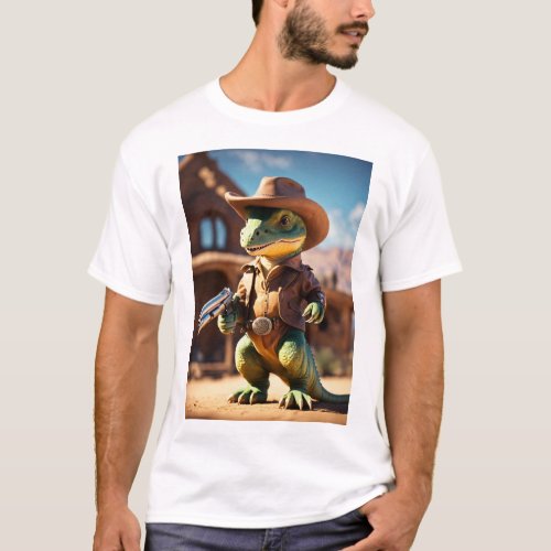Croc Couture Fearless Style Meets Wild Charm T_Shirt
