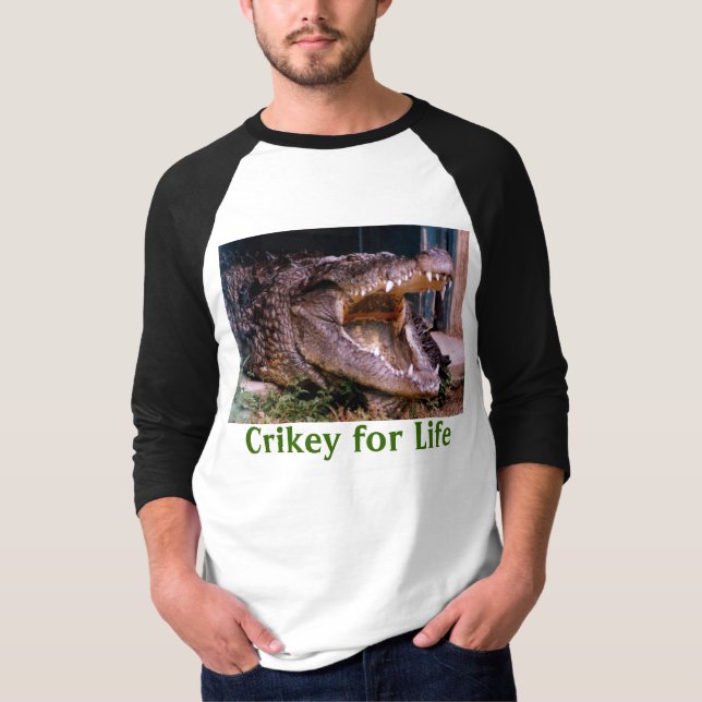 croc, Crikey for Life T-Shirt (Front)