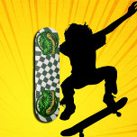 Croc Heads cool Skateboard<br><div class="desc">skateboard Checkerboard Croc Heads Safari Skating is all about having fun, and there is something for everyone in our skateboard range. A fabulous skateboard guaranteed to raise a smile! Have fun with your personal message-skating the streets and skatepark, or cruising. ⭐This Product is 100% Customizable. *****Click on CUSTOMIZE BUTTON to...</div>