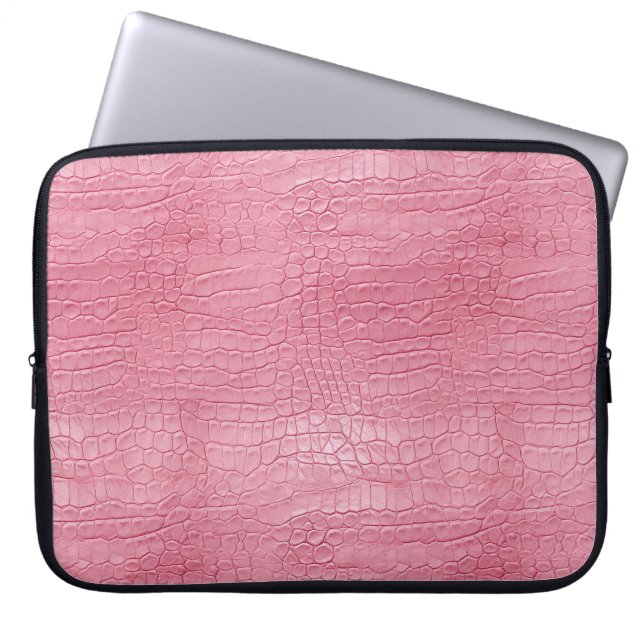 Croc Print Laptop Case 15" (Front)