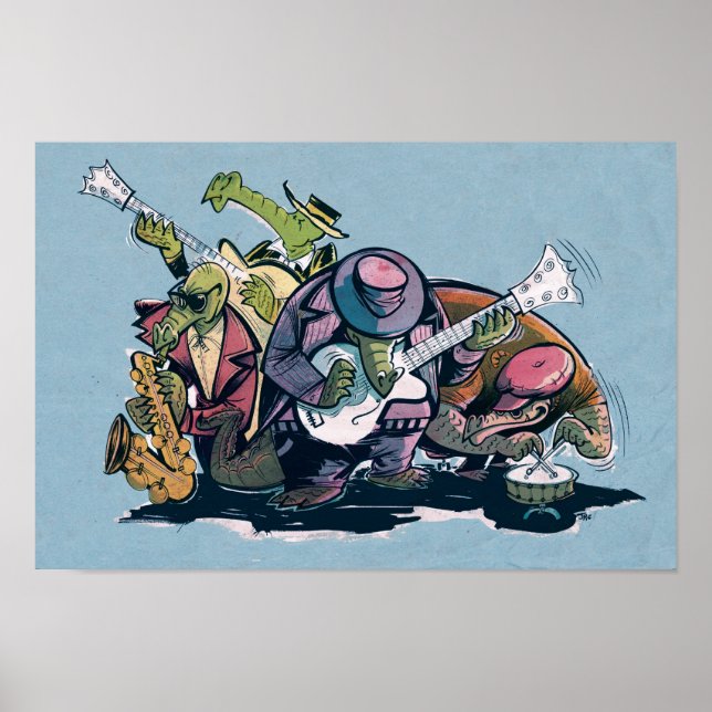 Croc Rock Poster (Front)