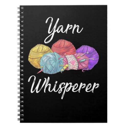 Crochet addicted Yarn Lover Mom Grandma Notebook