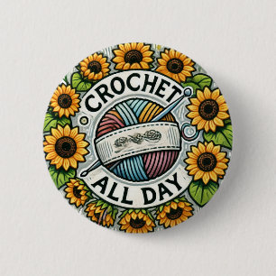 Crochet All Day Button